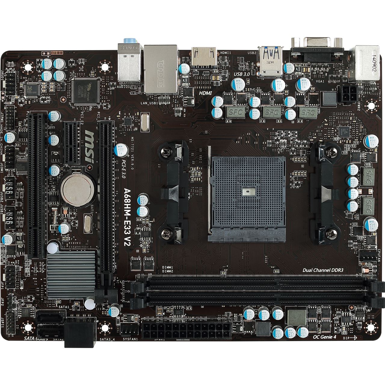 MSI A68HM-E33 V2 AMD A68H So.FM2+ Dual Channel