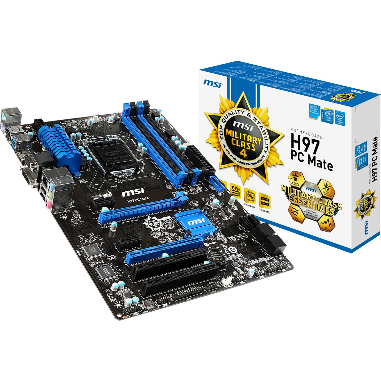 MSI H97 PC Mate Intel H97 So.1150 Dual Channel