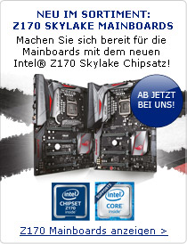 Machen Sie sich bereit f&uuml;r die Mainboards mit dem neuen Intel&reg; Z170 Skylake Chipsatz!