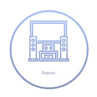 Acer P1358i (1280x800) 4800-Lumen DLP Lampe 16:10 Composite-Video VGA HDMI Speaker White