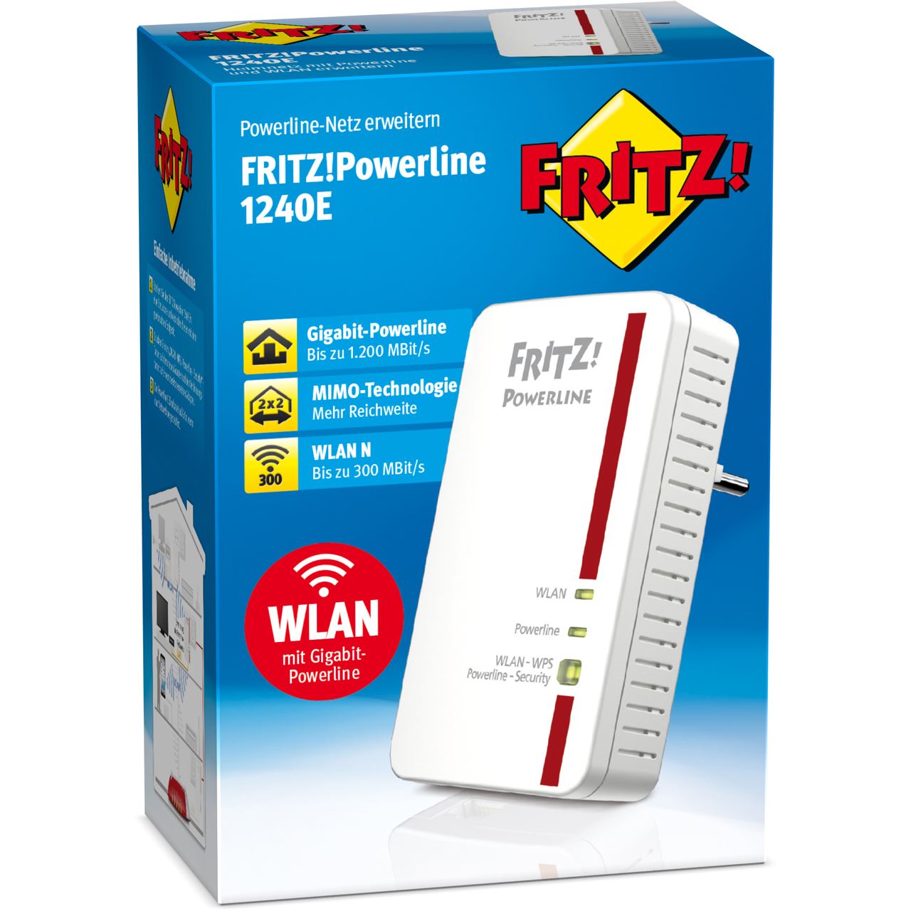 Fritz.Powerline 1240e Benutzeroberfläche Fritz.Powerline 1240e Benutzeroberfläche