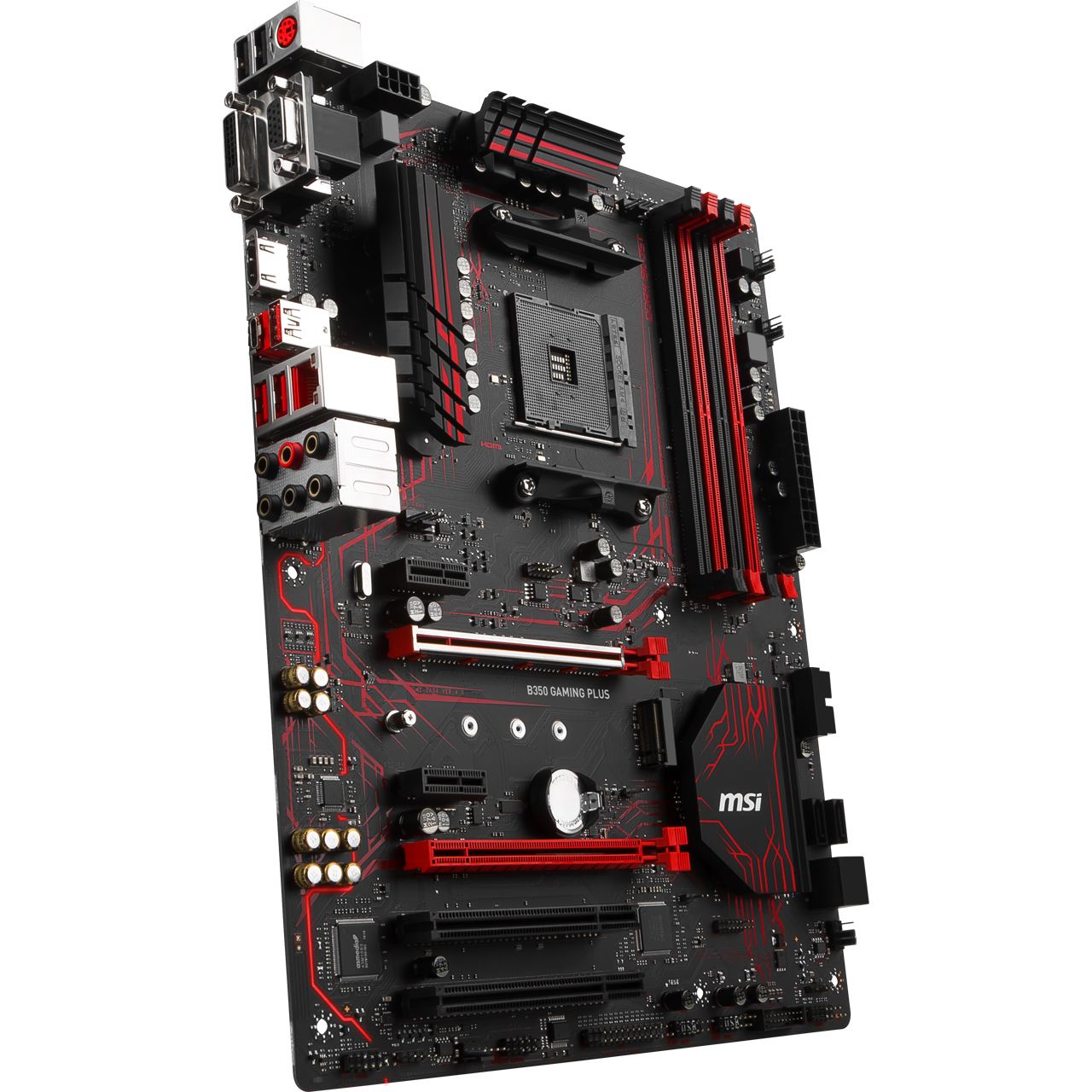 MSI B350 GAMING PLUS AMD B350 So.AM4 Dual Channel DDR4 ATX Retail - AMD ...