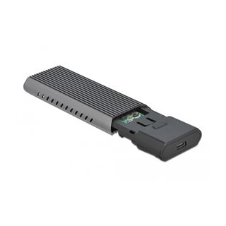 Delock Externes USB Type-C Combo Gehäuse für M.2 NVMe PCIe 