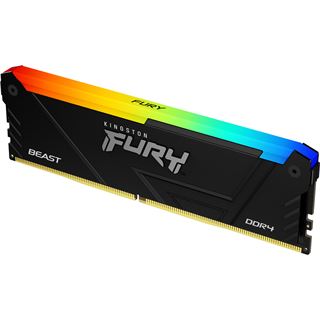 9112101 - 16GB Kingston FURY Beast RGB DDR4-2666 DIMM CL16 Single 
