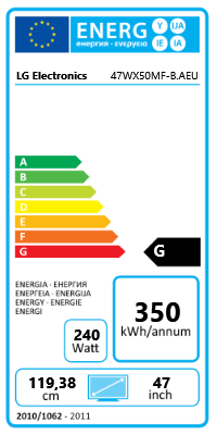 47" (119,38cm) LG Electronics 47WX50MF schwarz 1920x1080