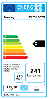 55" (139,70cm) Samsung PE55C schwarz 1920x1080 1xHDMI