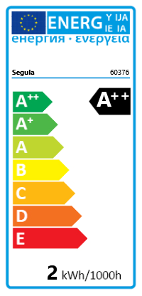 Segula LED Filament Windstoß 2W/23W Klar E14 A++