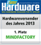 Mindfactory ist Ihr Hardwareversender des Jahres 2013