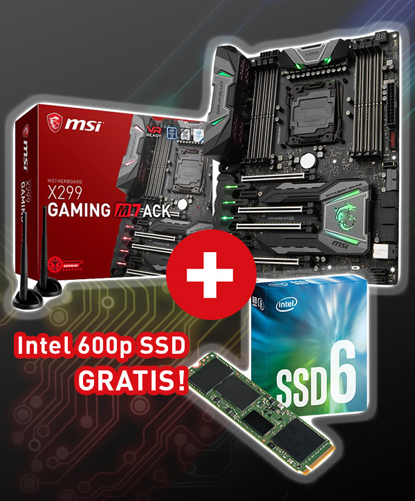 MSI X299 Gaming M7 ACK Intel X299 So.2066 Quad Channel DDR4 ATX Retail