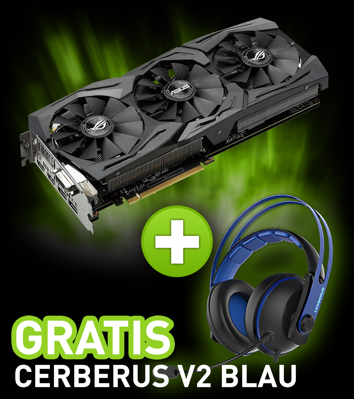 8GB Asus GeForce GTX 1080 Strix Aktiv PCIe 3.0 x16 (Retail)