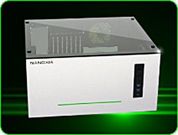 Nanoxia Project S mit Sichtfenster Midi Tower ohne Netzteil silber