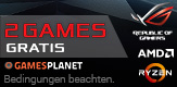 UPGRADEN SIE AUF AUSGEWÄHLTE ASUS X370 ODER B350 MAINBOARDS + AMD RYZEN CPU, UND SICHERN SIE SICH 2 GRATIS GAMES